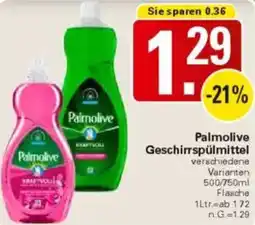 WEZ Palmolive Geschirrspülmittel Angebot