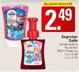 WEZ Sagrotan Seife Angebot