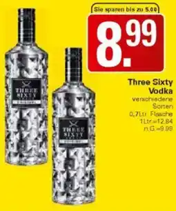 WEZ Three Sixty Vodka Angebot