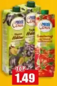 Mix Markt MOJA SEMJA Tomatensaft aus Tomatenmarkkonzentrat, gesalzen/Nektar aus Traubensaftkonzentrat Angebot