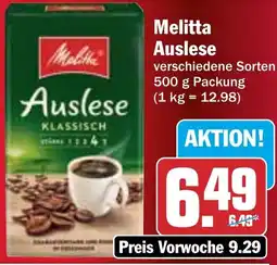 HIT Melitta Auslese Angebot