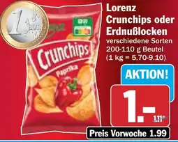 HIT Lorenz Crunchips oder Erdnuẞlocken Angebot