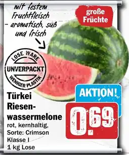 HIT Türkei Riesenwassermelone Angebot