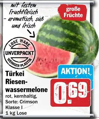 HIT Türkei Riesenwassermelone Angebot