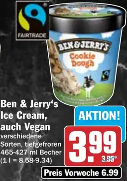 HIT Ben & Jerry's Ice Cream, auch Vegan Angebot