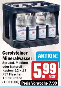 HIT Gerolsteiner Mineralwasser Angebot