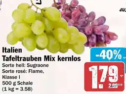 HIT Italien Tafeltrauben Mix kernlos Angebot
