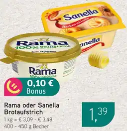 Dornseifer Rama oder Sanella Brotaufstrich Angebot