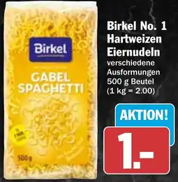 HIT Birkel No. 1 Hartweizen Eiernudeln Angebot
