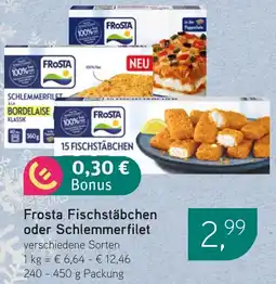 Dornseifer Frosta Fischstäbchen oder Schlemmerfilet Angebot