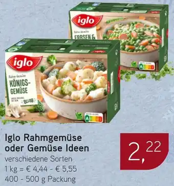 Dornseifer Iglo Rahmgemüse oder Gemüse Ideen Angebot