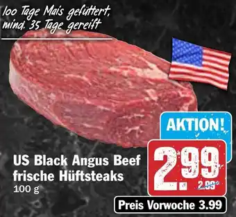 HIT US Black Angus Beef frische Hüftsteaks Angebot