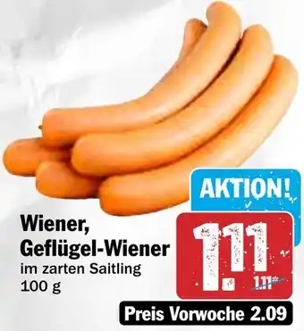 HIT Wiener, Geflügel-Wiener Angebot