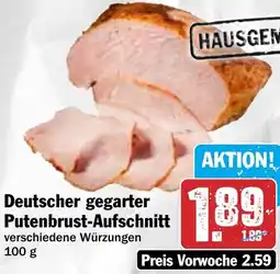 HIT Deutscher gegarter Putenbrust-Aufschnitt Angebot