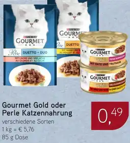 Dornseifer Purina Gourmet Gold oder Perle Katzennahrung Angebot