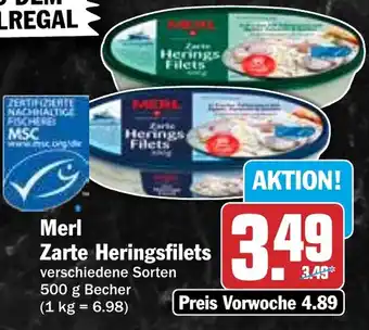 HIT Merl Zarte Heringsfilets Angebot