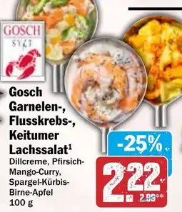 HIT Gosch Garnelen-, Flusskrebs-, Keitumer Lachssalat Angebot