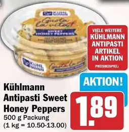 HIT Kühlmann Antipasti Sweet Honey Peppers Angebot