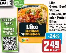 HIT Like Gyros, Beef Stripes, Chicken, Döner oder Protein Bites Angebot