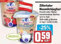 HIT Zillertaler Heumilchjoghurt Angebot