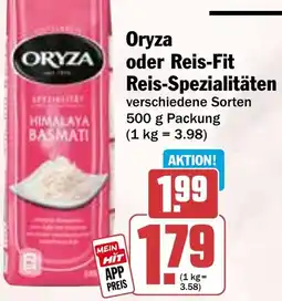 HIT Oryza oder Reis-Fit Reis-Spezialitäten Angebot