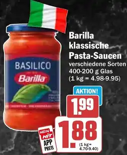HIT Barilla klassische Pasta-Saucen Angebot