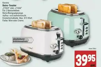 Marktkauf Korona Retro-toaster Angebot