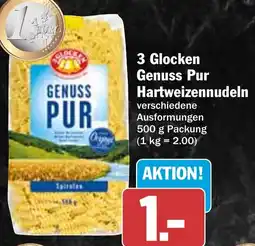 HIT 3 Glocken Genuss Pur Hartweizennudeln Angebot