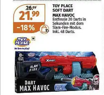 Müller Toy Place Soft Dart Max Havoc Angebot