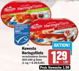 HIT Hawesta Heringsfilets Angebot