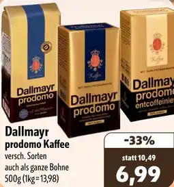 Aktiv Irma Dallmayr prodomo Kaffee Angebot