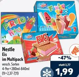 Aktiv Irma Nestle Eis im Multipack Angebot