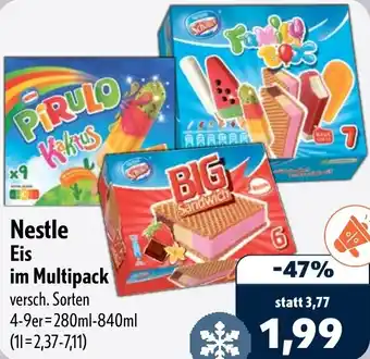Aktiv Irma Nestle Eis im Multipack Angebot