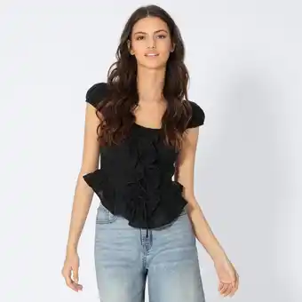 NKD Damen-Bluse mit Rüschen Angebot