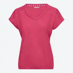 NKD Damen-T-Shirt mit Spitzeneinsatz Angebot