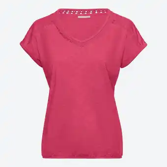 NKD Damen-T-Shirt mit Spitzeneinsatz Angebot