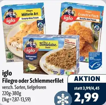 Aktiv Irma iglo Filegro oder Schlemmerfilet Angebot