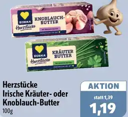 Aktiv Irma EDEKA Herzstücke Irische Kräuter- oder Knoblauch-Butter Angebot