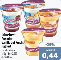 Aktiv Irma Lünebest Pur oder Vanilla auf Frucht Joghurt Angebot