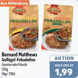Aktiv Irma Bernard Matthews Geflügel-Frikadellen Angebot