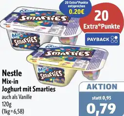 Aktiv Irma Nestle Mix-in Joghurt mit Smarties Angebot
