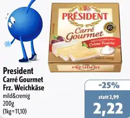 Aktiv Irma President Carré Gourmet Frz. Weichkäse Angebot