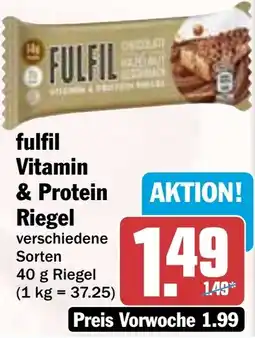 HIT fulfil Vitamin & Protein Riegel Angebot