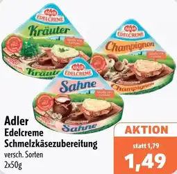 Aktiv Irma Adler Edelcreme Schmelzkäsezubereitung Angebot