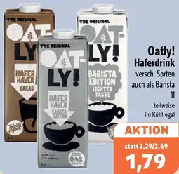 Aktiv Irma Oatly! Haferdrink Angebot