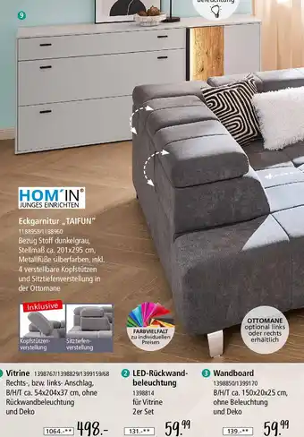 Zurbrüggen HOM'IN Eckgarnitur ,,TAIFUN" Angebot