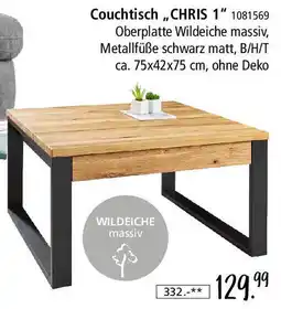 Zurbrüggen HOM'IN Couchtisch ,,CHRIS 1" Angebot