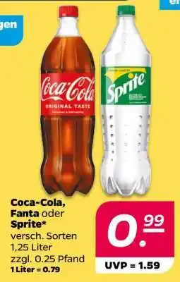 NETTO Coca-Cola, Fanta oder Sprite Angebot