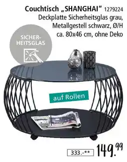 Zurbrüggen Couchtisch ,,SHANGHAI" Angebot