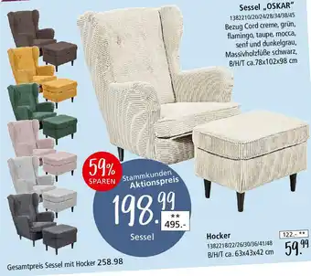 Zurbrüggen Sessel ,,OSKAR" Angebot